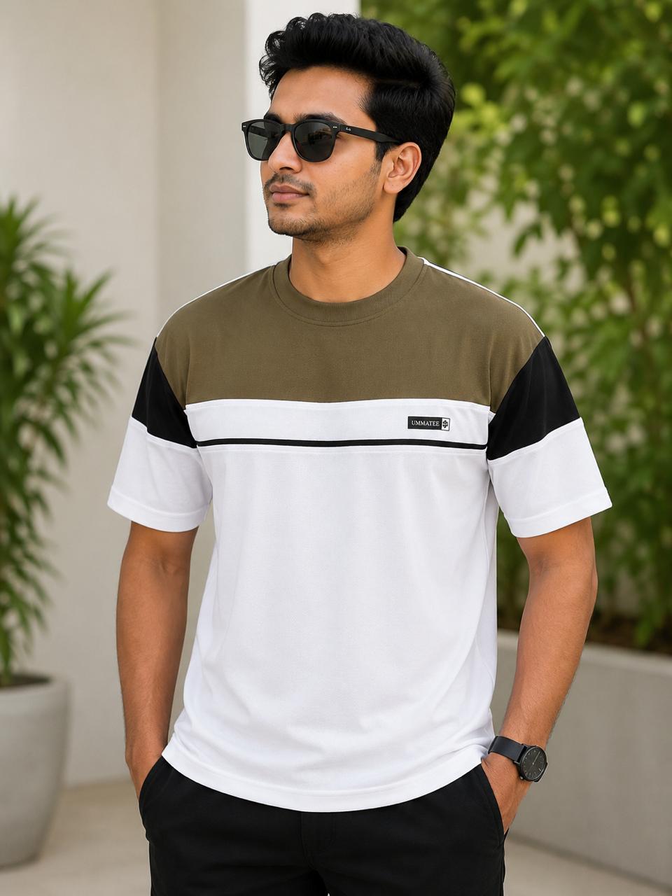 Olive White Contrast
